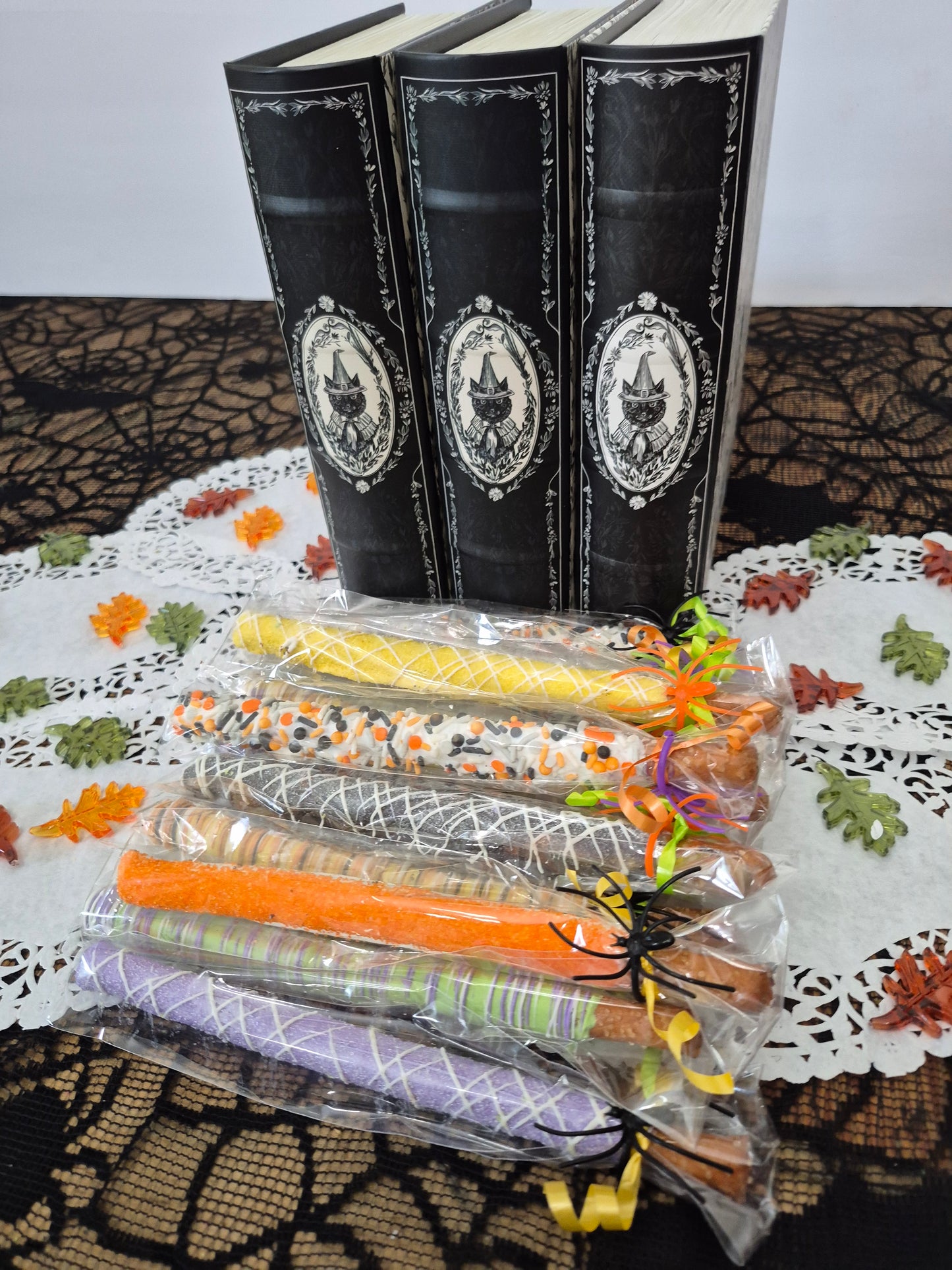 15-36ct Gourmet Hand Dipped & Decorated Chocolate Cover Pretzels Rods