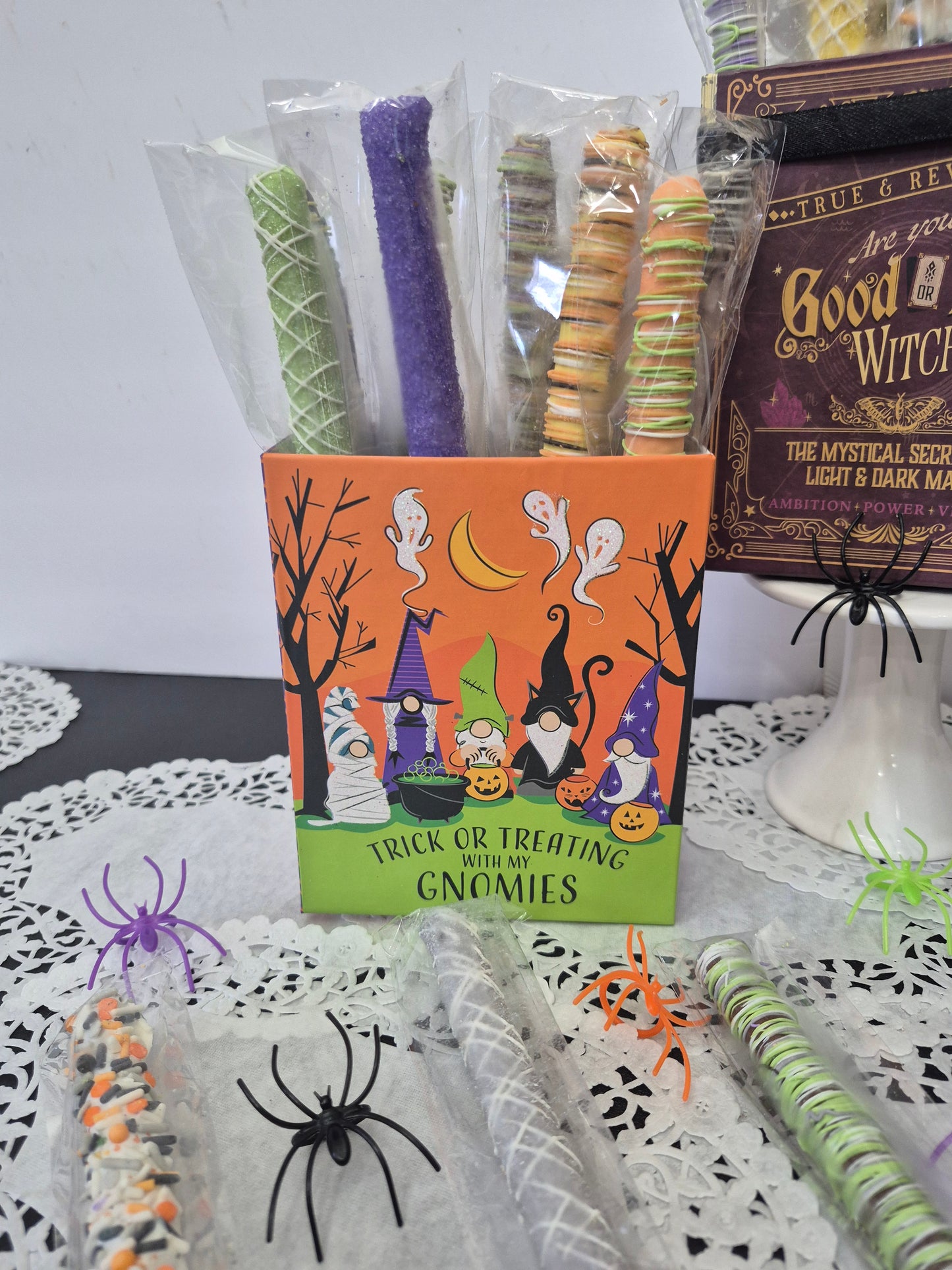 15-36ct Gourmet Hand Dipped & Decorated Chocolate Cover Pretzels Rods