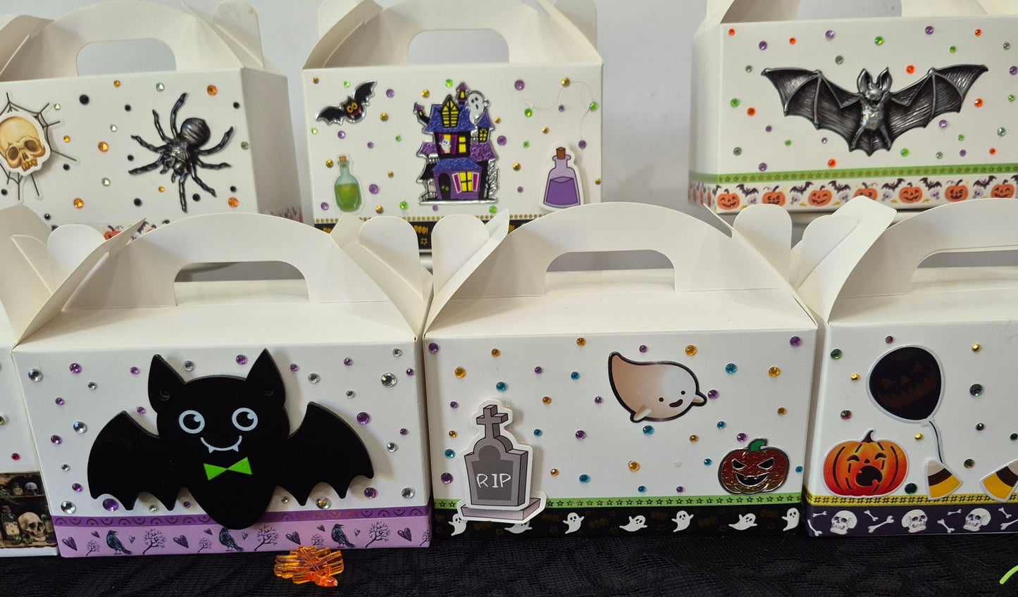 12ct Gourmet Chocolate covered Pretzels Halloween Gift Box
