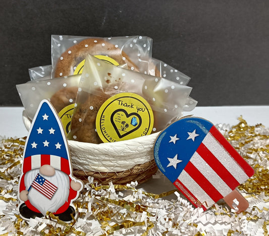Gourmet Chocolate Chip Cookies Gift Baskets, Graduation, Teachers Gift, Thank you Gift, Birthday Parties, Party Favors